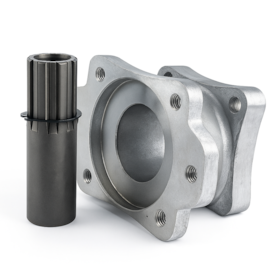 Adaptador p/ Tomada de Força DIN 5462 X Bomba Hidráulica SAE B