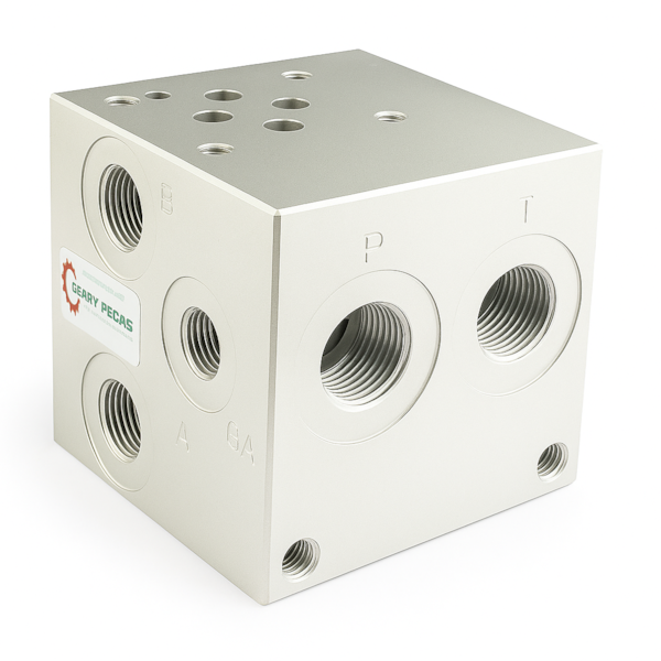 Bloco Manifold TN6 p/ 01 Valvula Direcional - Sem Limitadora de Pressão-62b212f1-c115-4bfc-a8dd-57fd88d639fb