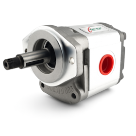 Bomba Hidráulica de Engrenagens 33cc SAE A Eixo Cônico Rosca Lateral