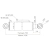 Cilindro Hidráulico Dupla Ação 450mm Curso  p/ Carrega Tudo-26e3e0ab-84b0-4ead-b615-85c5d39ee060