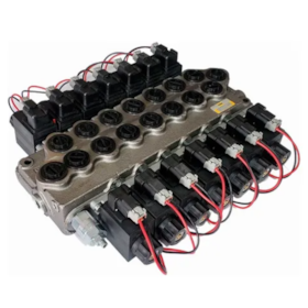 Comando Hidráulico Monobloco Elétrico 12VDC 07 Sessões 50 Litros