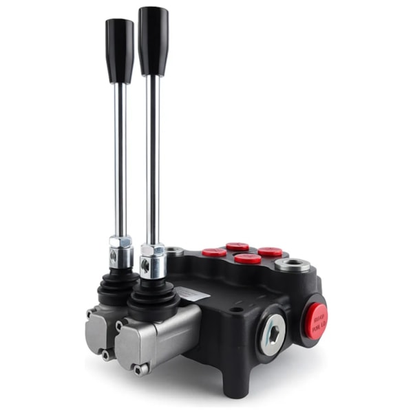 Comando Hidráulico Monobloco Manual Alavanca 02 Sessões 80 Litros-1c756bda-3042-4918-8ea4-fd478e9a0bc0