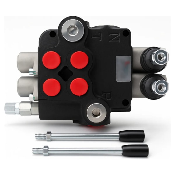 Comando Hidráulico Monobloco Manual Alavanca 02 Sessões 80 Litros-700c7906-2dc8-43ba-9a2e-f72d06f1bdcb