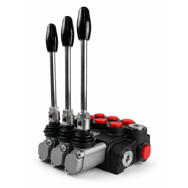 Comando Hidráulico Monobloco Manual Alavanca 03 Sessões 40 Litros-8d5ddf74-1497-49e6-ba9a-8fadc68aaa97