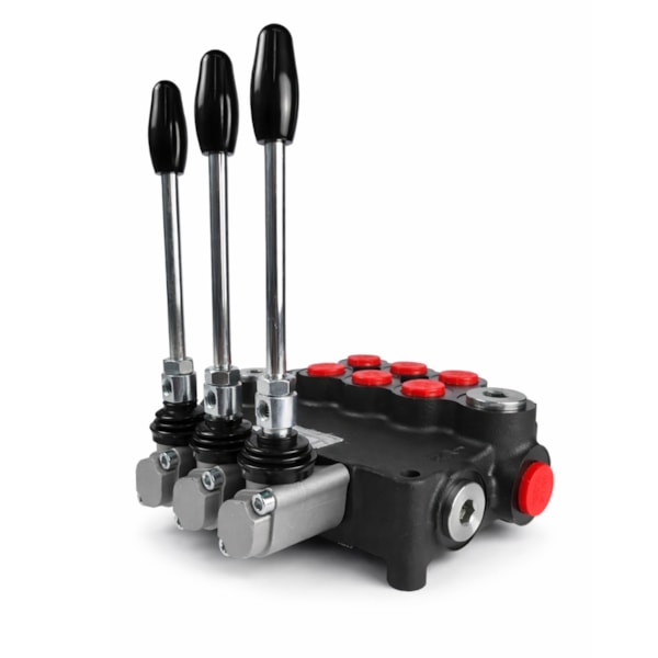 Comando Hidráulico Monobloco Manual Alavanca 03 Sessões 80 Litros-8d5a3f54-89a7-4a5f-8753-afd2b1712853