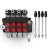 Comando Hidráulico Monobloco Manual Alavanca 04 Sessões 40 Litros-85384605-31cb-48c0-9e4b-c1117a73c76c