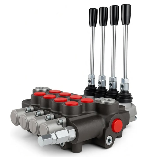 Comando Hidráulico Monobloco Manual Alavanca 04 Sessões 80 Litros-533cf98a-0b6e-40bf-9130-8ead828dd559