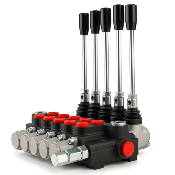 Comando Hidráulico Monobloco Manual Alavanca 05 Sessões 40 Litros-fe4bc780-404b-4e1f-9283-5c595aad8c69