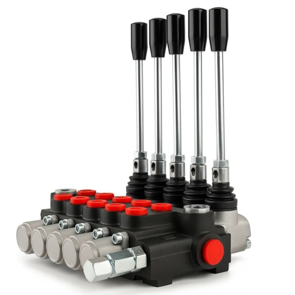 Comando Hidráulico Monobloco Manual Alavanca 05 Sessões 80 Litros-4b6677d4-7090-4c7b-9c1a-e88a2542a08a