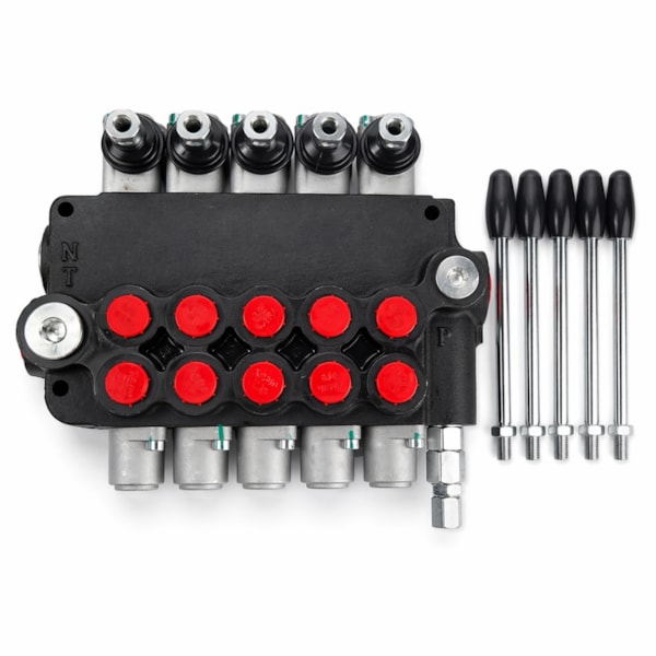 Comando Hidráulico Monobloco Manual Alavanca 05 Sessões 80 Litros-134da973-6483-447f-8ce0-a82091c84e7f