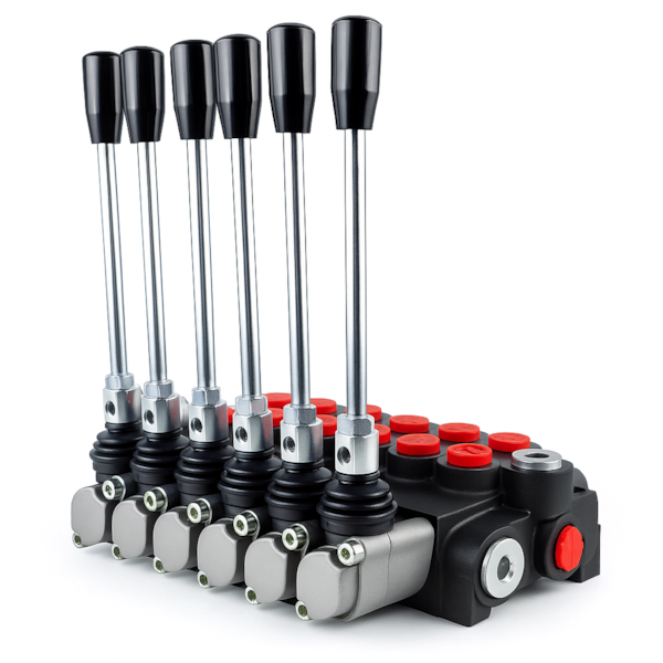 Comando Hidráulico Monobloco Manual Alavanca 06 Sessões 40 Litros-c3ddc3a0-a91f-4002-9cba-d753b4f8e2a0