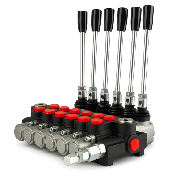 Comando Hidráulico Monobloco Manual Alavanca 06 Sessões 40 Litros-b448c83c-6288-4bd2-ae33-4bdedfbc8cd2