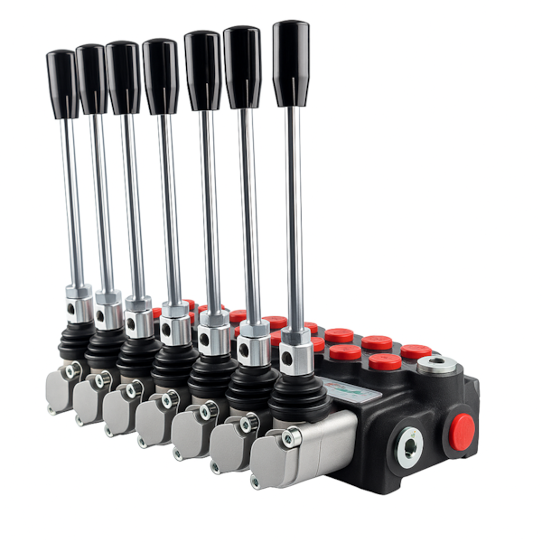 Comando Hidráulico Monobloco Manual Alavanca 07 Sessões 40 Litros-4f9bf1f5-6479-4053-a30a-d83e7545431c