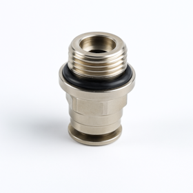 Conector Reto p/ Tubo de 06mm X Rosca 1/4