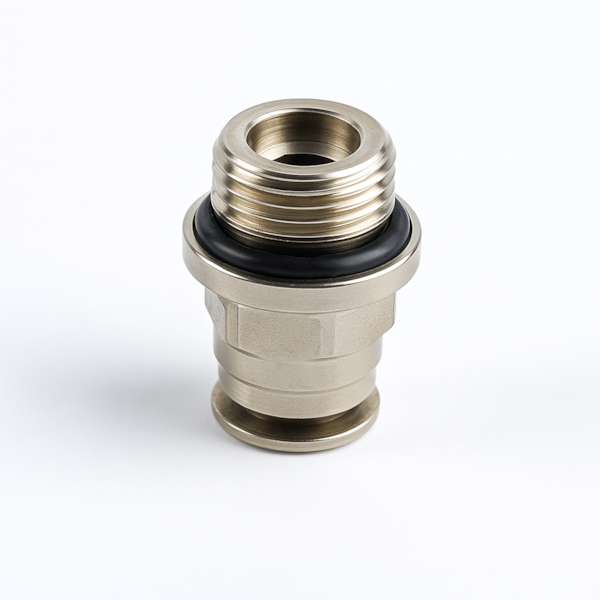 Conector Reto p/ Tubo de 06mm X Rosca 1/4