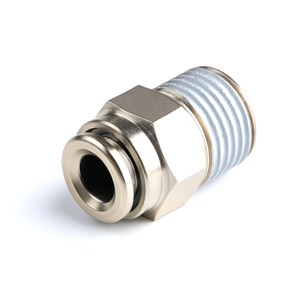 Conector Reto p/ Tubo de 06mm X Rosca 1/4