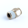 Conector Reto p/ Tubo de 06mm X Rosca 1/4