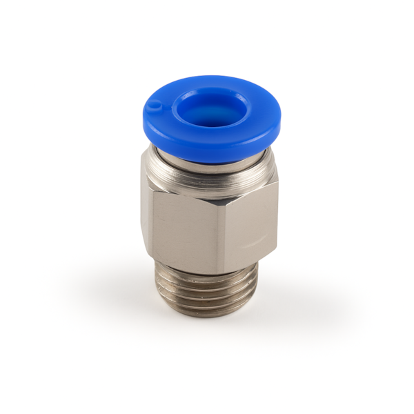 Conector Reto p/ Tubo de 06mm X Rosca 1/8