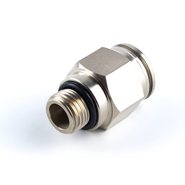 Conector Reto p/ Tubo de 08mm X Rosca 1/8