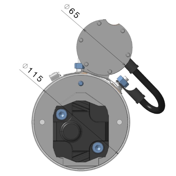 Conjunto Motobomba 1200W 12VDC Ventilado C/ Bomba Hidráulica Rexroth 3,1cc-ea3f852b-913a-4a83-91a9-1c5e54bcd651