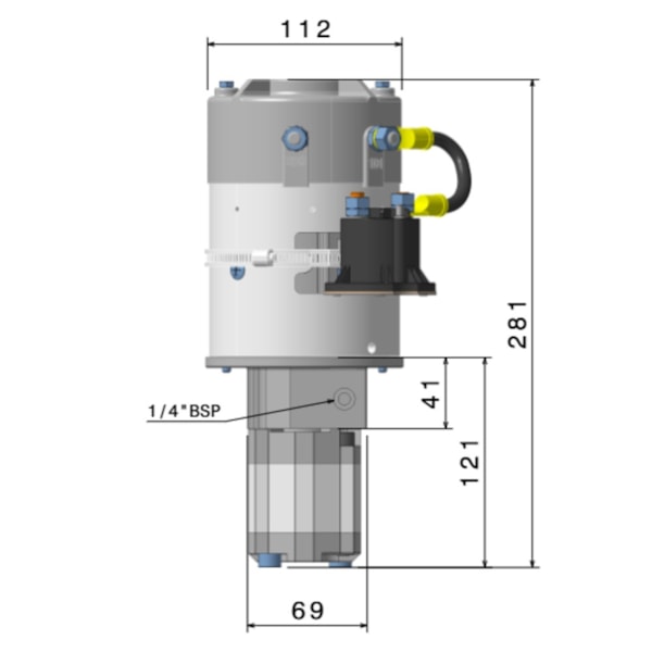 Conjunto Motobomba 1600W 12VDC C/ Bomba Hidráulica Rexroth 3,1cc-8e8b3795-d7b3-49fc-9596-b5743edb8c22