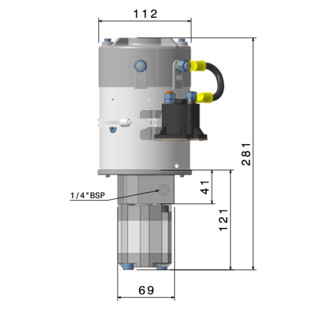 ehdbbaページ Conjunto Motobomba 2200W 24VDC C/ Bomba Hidráulica Rexroth 3,1cc