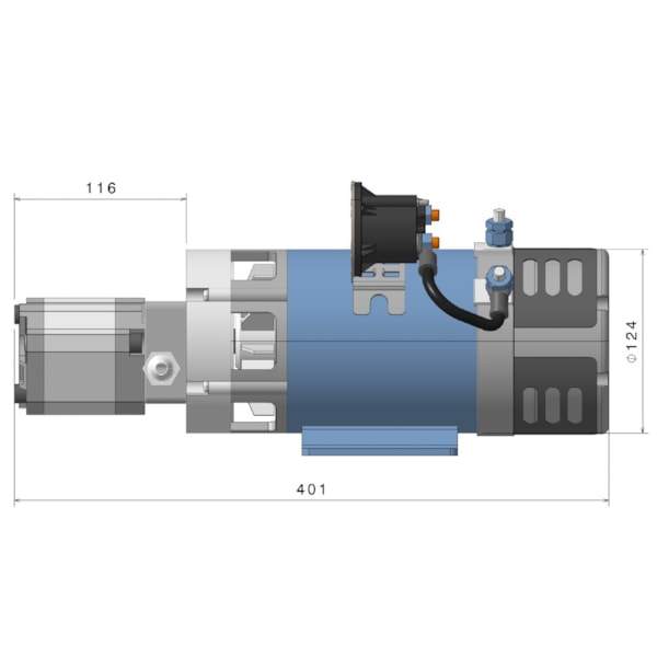 Conjunto Motobomba 3000W 24VDC C/ Bomba Hidráulica Rexroth 6,3cc-de33dc37-51e4-4a92-ae9d-ec55ae0538c2