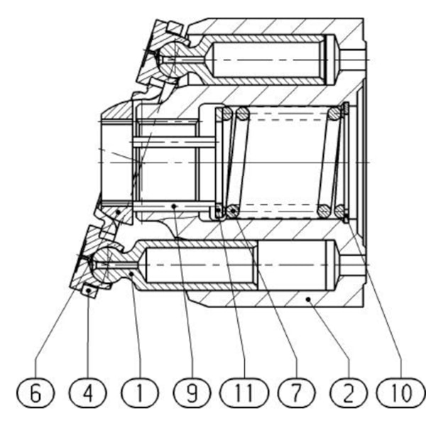 Conjunto Rotativo Original Rexroth p/ Bombas A10VO 28cc-d33b2317-3883-469c-a0d5-8ec61158efae