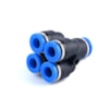 Distribuidor Plástico - Entrada 08mm X 4 Saídas de 06 mm-34c6834e-7e79-420f-bb66-aca941922206
