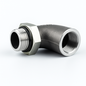 Espigão 90 p/ Mangueira Hidráulica de Sucção 1.1/4