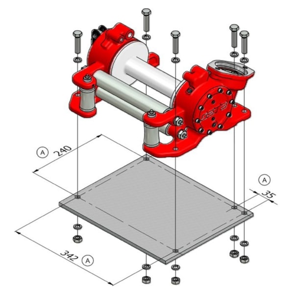 Guincho Redutor Hidráulico p/ Plataformas até 3,0 Toneladas-262b39f4-aba1-4140-a855-c5c0c1953ac8