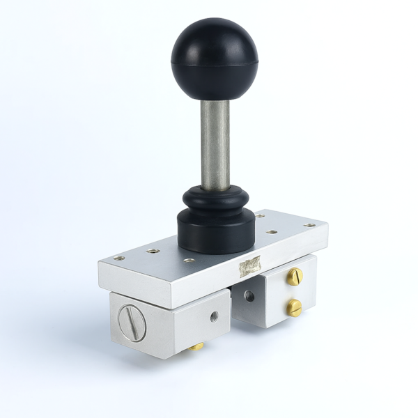 Joystick Pneumático 2 Funções Com Micro Válvula-2610afc6-1893-41cc-a9d2-5ac421430ee2