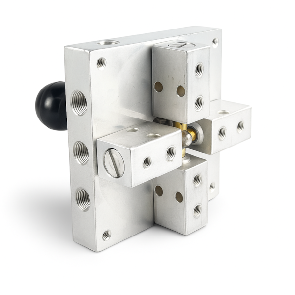 Joystick Pneumático 4 Funções Com Micro Válvula-e9bee802-1867-473e-8fb6-03cec13f0f64