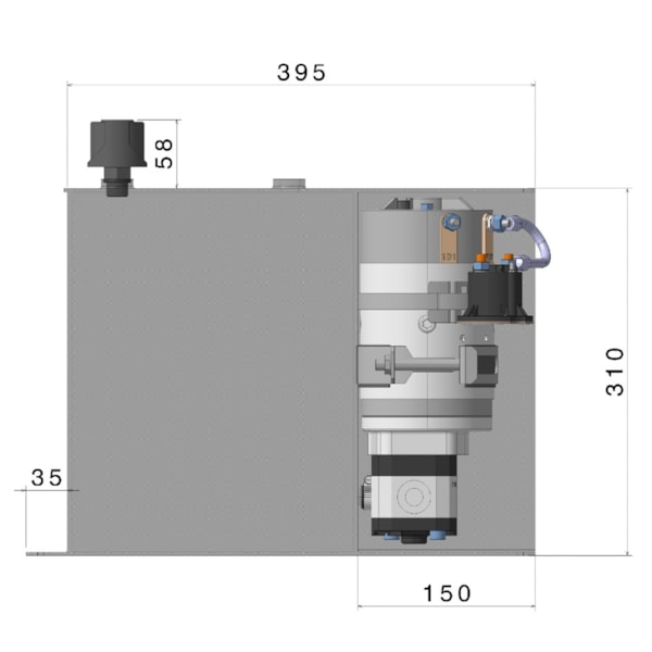 Kit Motobomba 1600W 12VDC Reservatório 10Lts C/ Bomba Hidráulica Rexroth 3,1cc-de0b2644-3afd-431e-bf32-5b52087b068f