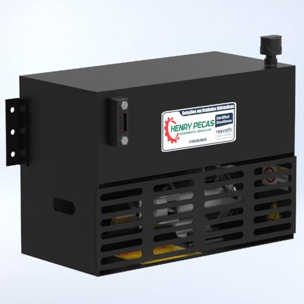 Kit Motobomba 3000W 24VDC Reservatório 25Lts C/ Bomba Hidráulica Rexroth 6,3cc-a72311a9-0373-470a-9859-393414461fe8