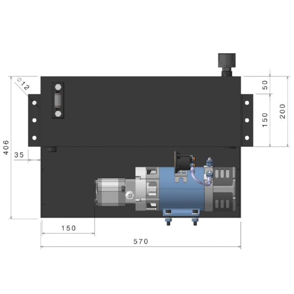 Kit Motobomba 3000W 24VDC Reservatório 25Lts C/ Bomba Hidráulica Rexroth 6,3cc-87be9b01-02e9-404d-8fef-4402952392c3