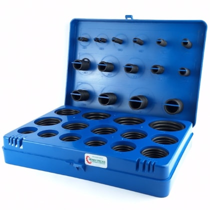 Maleta de Anéis O´ring c/ 382Pcs - 1/8