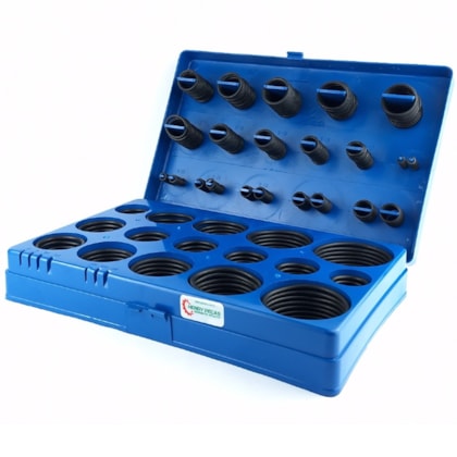 Maleta de Anéis O´ring c/ 407Pcs – 1/8” á 2”