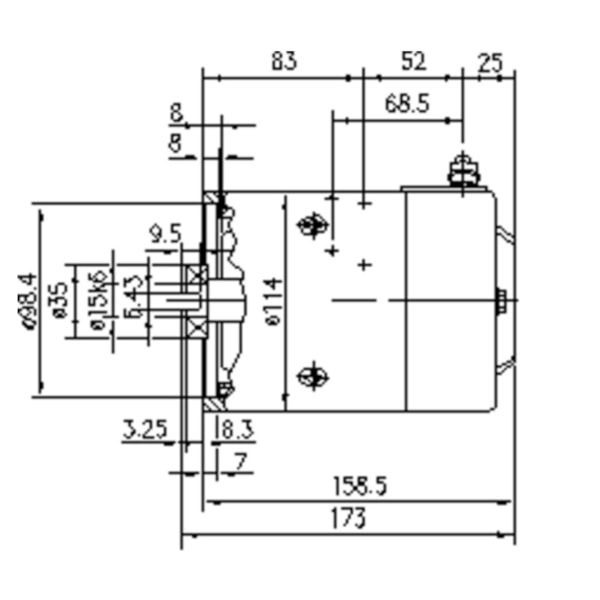 Motor Elétrico 12VDC 1,6KW AMJ-4553 Horário-23b755cf-00e5-4354-9c40-591a35931fc5