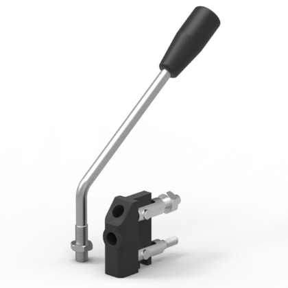 Porta Alavanca Completo p/ Comando CH100 Sauer Danfoss (Hidrover)