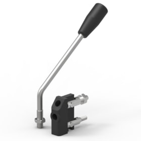 Porta Alavanca Completo p/ Comando CH60 Sauer Danfoss (Hidrover)