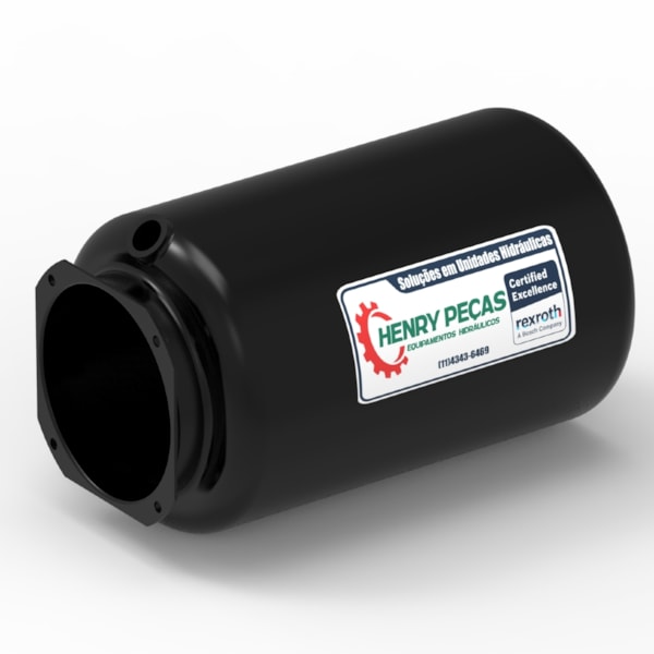 Reservatório Cilíndrico 07Lts Metálico p/ Unidade Hidráulica-71cf3157-b240-49bc-9cba-40916657e66b