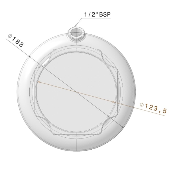 Reservatório Plástico Cilíndrico 04Lts Rexroth-63e33a15-86b1-47ad-97a7-56bf135b88b4
