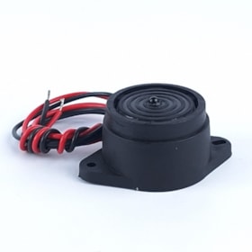 Sirene de Alerta p/ Tomada de Força C/ LED Vermelho