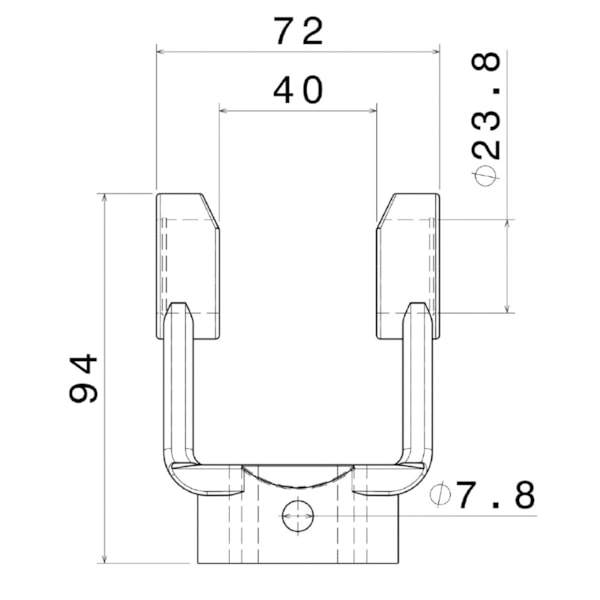 Terminal Cardam Quadrado 1.1/8