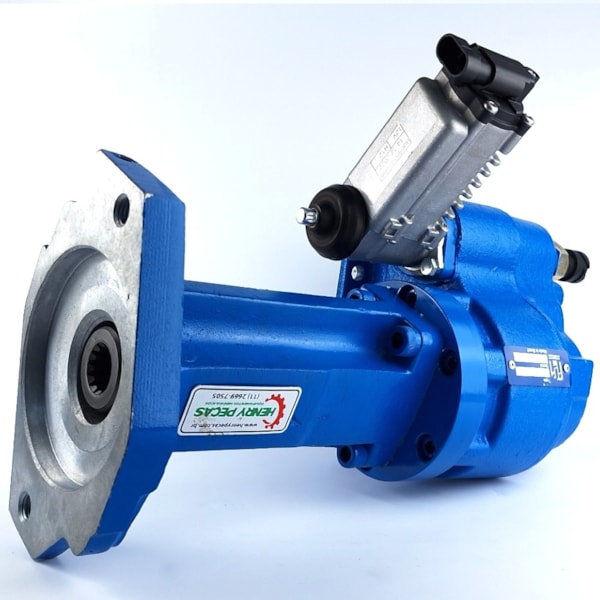 Tomada de Força Multiplicada Elétrica 12VDC Acoplada 13Z 7/8