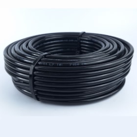 Tubo de Nylon Flexível 06x04mm Preto (Tecalon)
