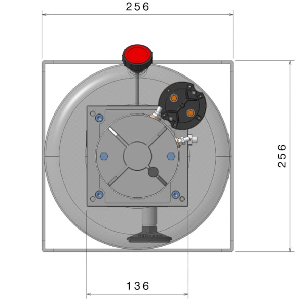 Unidade Hidráulica Compacta 12VDC 2,5cc 200BAR Horizontal 14Lts- Dupla Ação-6235942f-0943-40a3-8b37-337cf43b91fb