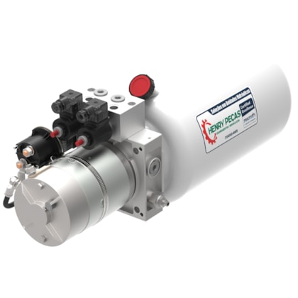 Unidade Hidráulica Compacta 24VDC 1,6cc Horizontal 7Lts- p/ Plataformas Marksell