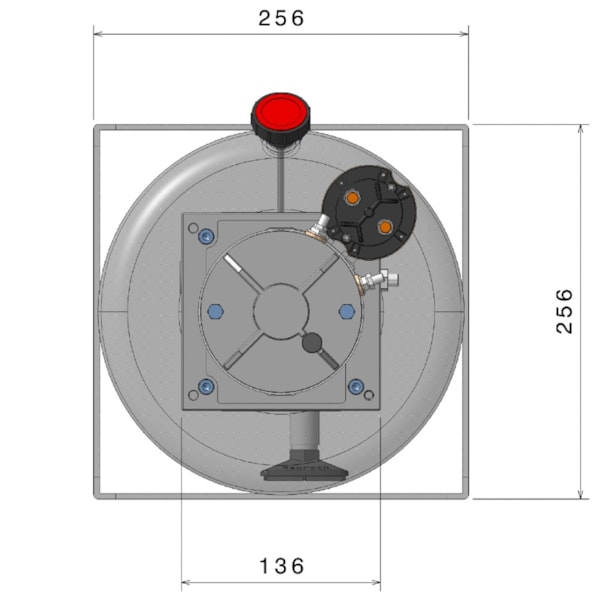 Unidade Hidráulica Compacta 24VDC 2,5cc 200BAR Horizontal 14Lts- Dupla Ação-a61a7a32-52e7-4c29-846d-e87afed14773